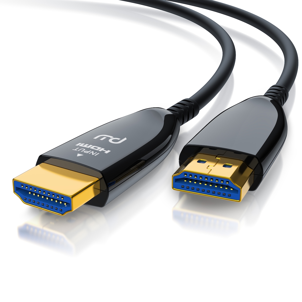 Primewire - HDMI Kabel 2.1 Glasfaser, 8K 120Hz, 4k 240Hz, optisches Kabel, HDR10+ 3D eARC CEC, HDCP 2.3 HDMI Kabel Ultra High Speed, Glasfaserkabel Image