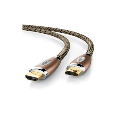 Primewire 8k HDMI-Kabel 2.1, 4k Ultra HD 2160p, 3D, Nylonummantelung, Vollmetall Stecker, HDMI Typ A - 5m Image