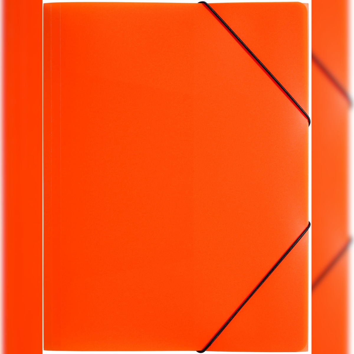 Pagna Gummizugmappe Lucy Colours Trend A3 PP mit 3 Klappen transluzent orange Image