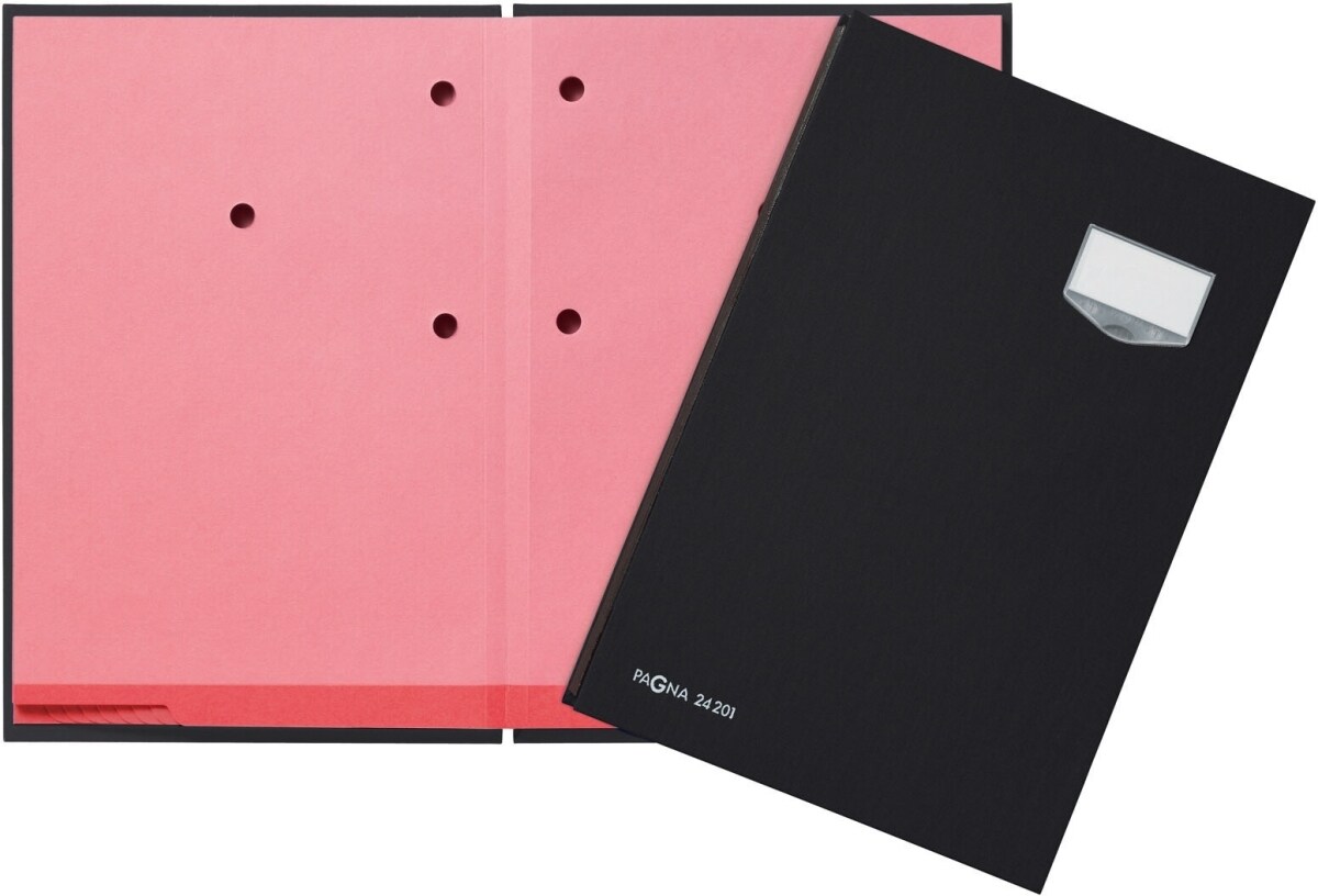 Pagna Unterschriftsmappe de Luxe A4 20 Fächer schwarz Image