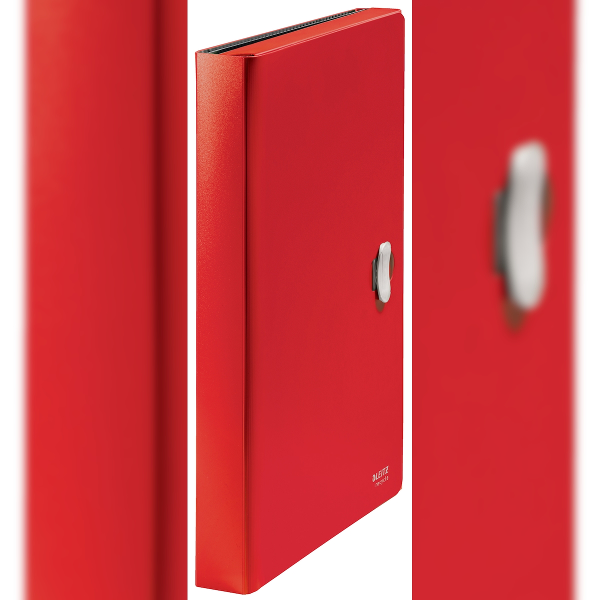 LEITZ Projektmappe Recycle, A4, 5 Fächer, klimaneutral, rot Image
