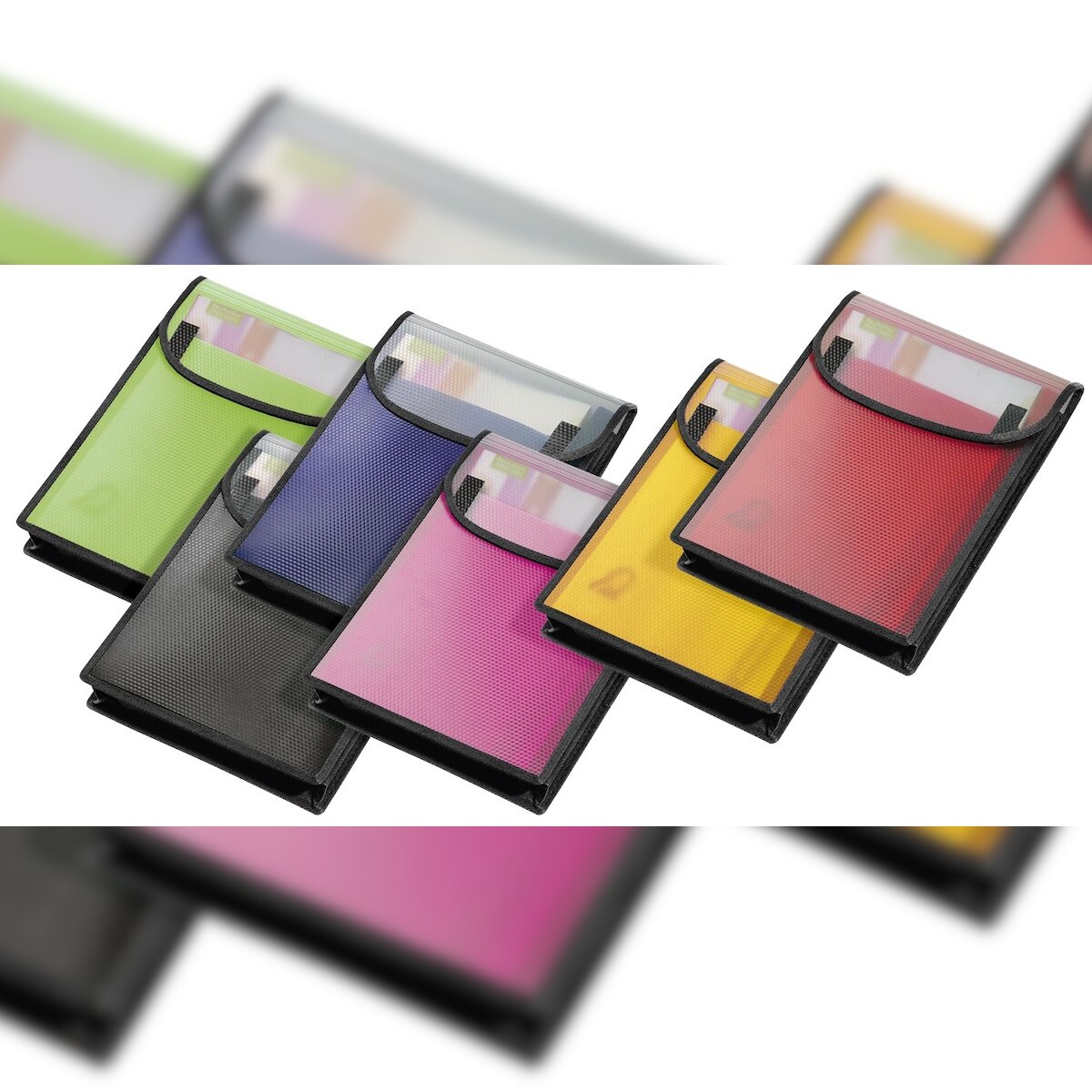 Veloflex® 1442400 Sammeltasche VELOBAG® - A4 hoch, Fach, PP, sortiert Image