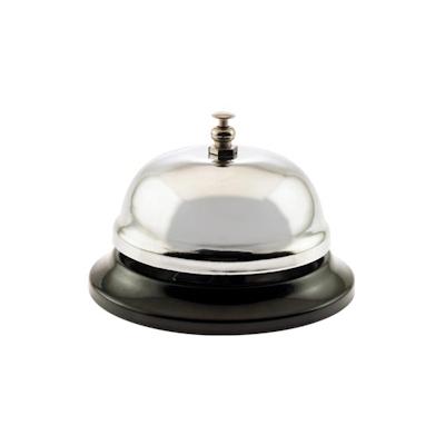 Merkloos Tischklingel Rezeption ⌀ 85mm silber Image