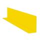 PROREGAL Unterfahrschutz-Winkel für Rammschutz-Geländer S-Line | HxBxT 20x188x10cm | Materialstärke 4cm | Kunststoffbeschichteter Stahl | Gelb