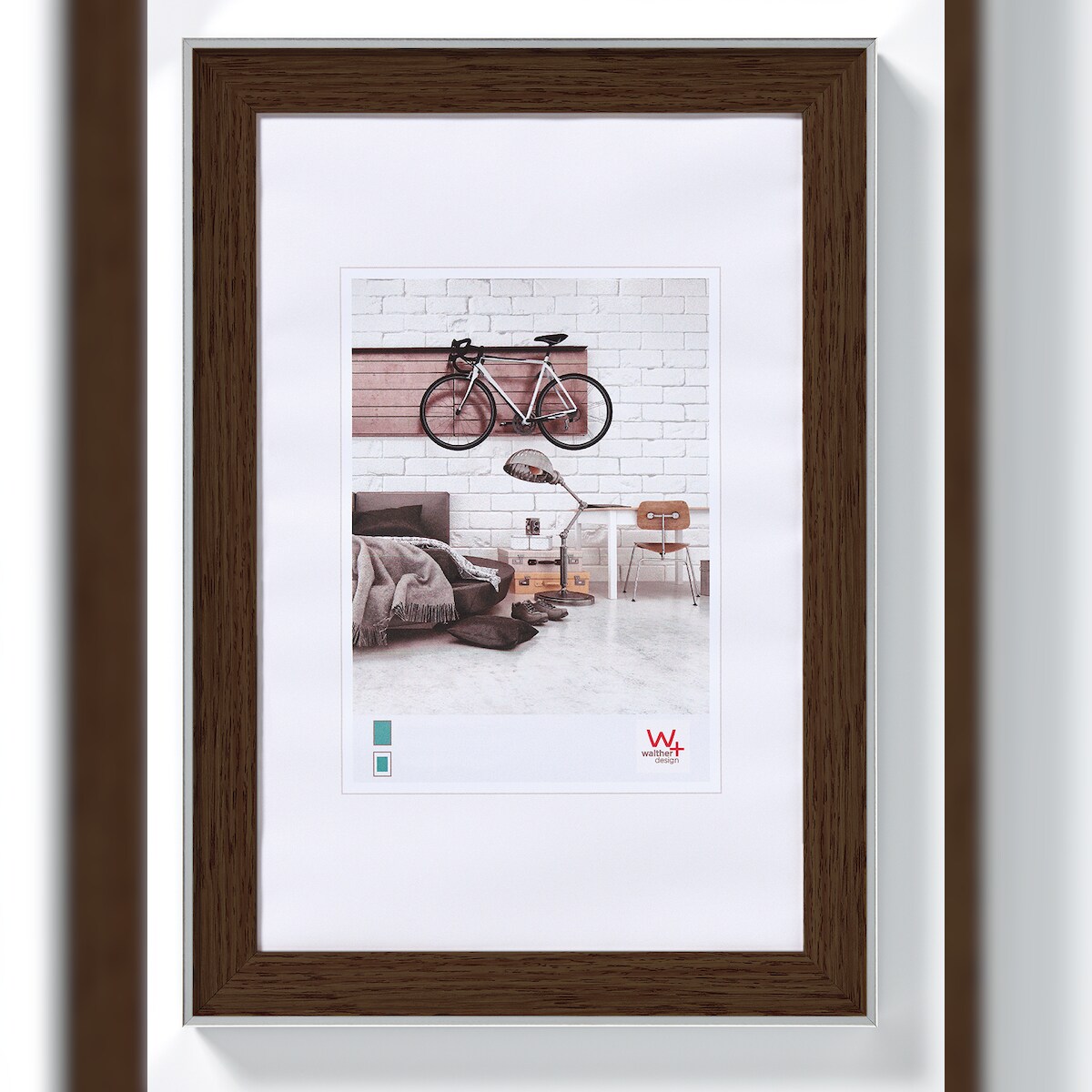 walther + design Bohemian Designrahmen 30x40 cm NUSSBAUM Image