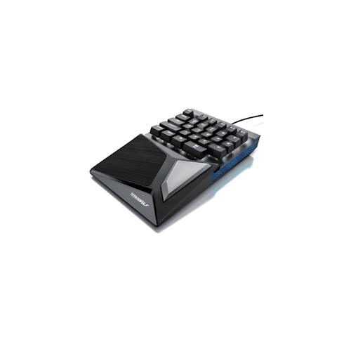 Titanwolf Gaming-Tastatur, mechanische Keypad Tastatur mit 28 Tasten, Gaming Einhandtastatur