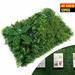 ZhdnBhnos 9/12 Pcs Artificial Plant Wall Mat Greenery Wall Hedge Grass Fence Foliage Panel Garden Backyard Decor