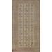 Geometric Balouch Oriental Vintage Runner Rug Handmade Wool Carpet - 3'4"x 6'10"