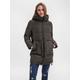 Steppjacke VERO MODA "VMOSLO 3/4 DOWN JACKET" Gr. XS, braun (peat) Damen Jacken Steppjacken