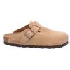 Pantoffel ROHDE "ALBA", Damen, Gr. 35, beige, Veloursleder, used, klassisch, Schuhe, Schlappen, Hausschuh mit leichter Laufsohle in Weite G