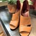 Coach Shoes | Coach Manhattan Leather Heels 3.5 Inch Heel Gently Worn Missing Straps Size 10 | Color: Tan | Size: 10