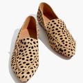 Madewell Shoes | New Madewell The Frances Loafers Flats Shoes Skimmer Dotted Calf Hair | Color: Black/Tan | Size: 6.5