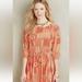 Anthropologie Dresses | Eva Franco For Anthropologie Talsari Dress - Size 6 - Euc | Color: Orange/White | Size: 6