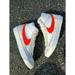 Nike Shoes | B3 Size 9 Men's Nike Blazer Mid 77 Pro Club White / Habanero Red Dq7673 101 | Color: Red/White | Size: 9