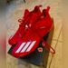 Adidas Shoes | New Never Worn Adidas Adizero Red Football Cleats Us 12.5, Uk 12 | Color: Red/White | Size: 12.5