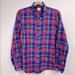 J. Crew Tops | J.Crew | Plaid Flannel Button Down Shirt M Long Sleeve Blue,Red,Pink | Color: Blue/Red | Size: M