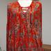 Free People Dresses | Free People Red Boho Dress | Color: Red | Size: L