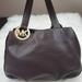 Michael Kors Bags | Michael Kors Fulton East West Chocolate Brown Pebbled Leather Tote | Color: Brown/Gold | Size: Os