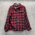 Columbia Shirts | Columbia Shirt Men Large Adult Red Casual Button Down Pockets Plaid Flannel | Color: Red | Size: L