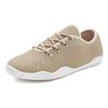 Sneaker LASCANA, Damen, Gr. 43, beige, Obermaterial: 100% Textilmaterial. Decksohle: 100% Textilmaterial. Laufsohle: 100% Synthetik, unifarben, casual, Schuhe, mit ultraflache Sohle, superleicht, Schnürhalbschuhe, Unisex VEGAN