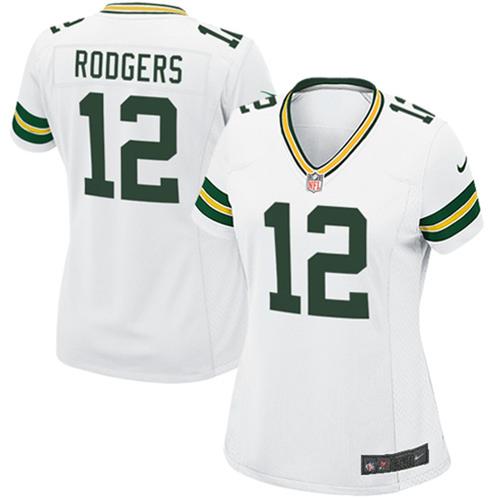 Auswärtsspieltrikot der Green Bay Packers – Aaron Rodgers – Damen