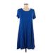 Old Navy Casual Dress - DropWaist: Blue Dresses - Women's Size Medium