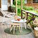 Table d'appoint de jardin ronde OLVINIA Acacia 46 x 35 cm - certifié FSC® Hespéride