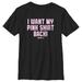 Youth Mad Engine Black Mean Girls I Want My Pink Shirt Back Graphic T-Shirt