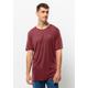 T-Shirt JACK WOLFSKIN "MOLA T M" Gr. XXXL (60), rot (deep, ruby) Herren Shirts T-Shirts