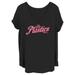 Women's Mad Engine Black Mean Girls The Plastics Plus Size Graphic V-Neck T-Shirt