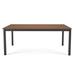 Birch Lane™ Townsend Outdoor Rectangular Patio Dining Table Plastic/Metal in Brown | 29 H x 72 W x 41 D in | Wayfair