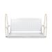 Rosecliff Heights Lampe Outdoor Porch Swing Wood/Solid Wood in White | 22 H x 47.75 W x 25.25 D in | Wayfair 696A037ED86944678FE0A657FEBE34A4