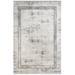 Gray 92 x 64 x 0.4 in Area Rug - 17 Stories Rectangle Lucic Area Rug w/ Non-Slip Backing Viscose | 92 H x 64 W x 0.4 D in | Wayfair