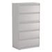 Alera® 36 Wide 5 -Drawer File Cabinet Metal/Steel in Gray | 67.63 H x 36 W x 18.63 D in | Wayfair 25498