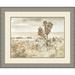 Wendover Art Group Sepia Coast - Framed Painting Paper, Wood in Gray | 32 H x 39 W x 0.56 D in | Wayfair PG2306