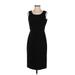 Nine West Casual Dress - Sheath: Black Solid Dresses - Women's Size 2