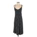 Athleta Casual Dress - Midi: Black Stripes Dresses - Women's Size 2X-Small