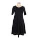 Ganni Casual Dress - A-Line: Black Marled Dresses - Women's Size Medium