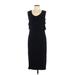 Leith Casual Dress - Midi Scoop Neck Sleeveless: Black Print Dresses - Women's Size Large