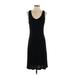 Lauren by Ralph Lauren Casual Dress - Sheath: Black Solid Dresses - Women's Size Small