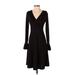 Express Casual Dress - Wrap: Black Dresses - Women's Size 4