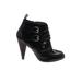 Proenza Schouler Ankle Boots: Black Print Shoes - Women's Size 39.5 - Round Toe