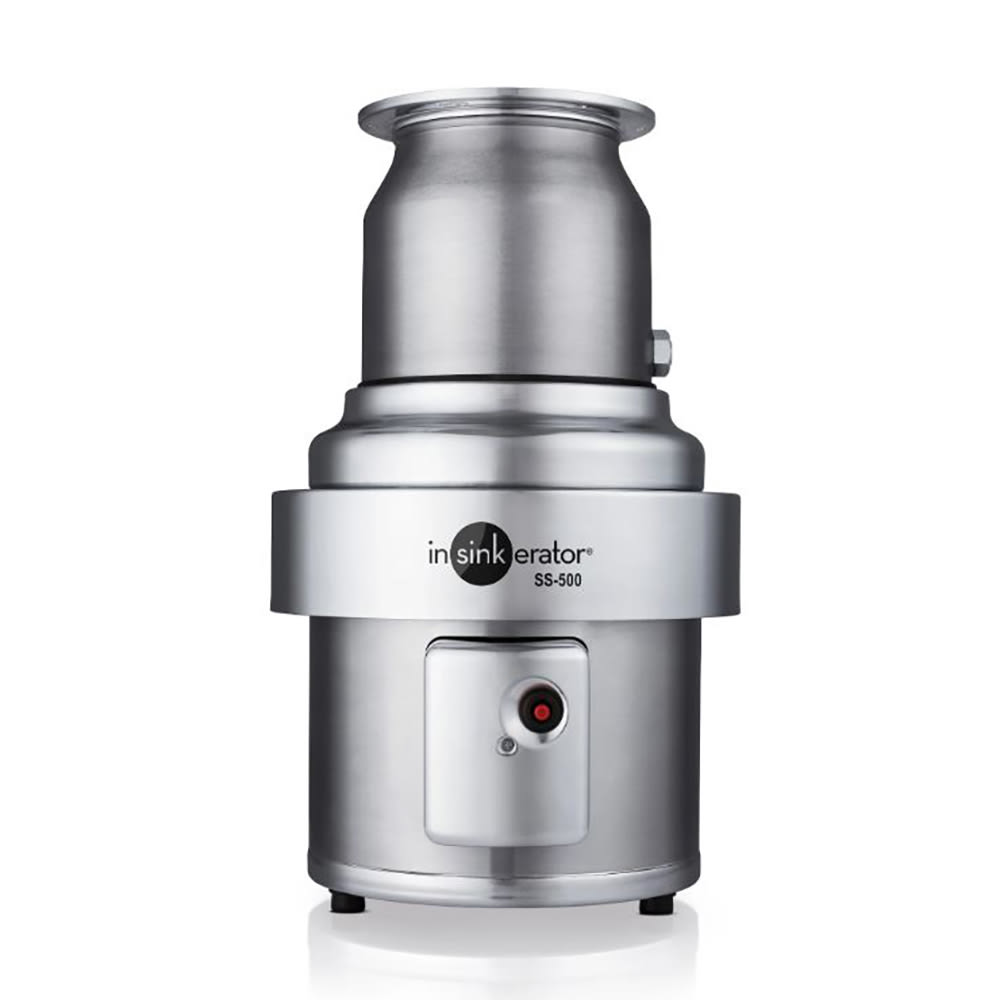 InSinkErator SS-500-18B-MRS 208/3 Disposer Pack, 18-in Bowl, Sleeve Guard, Reverse Switch, 5-HP, 208/3