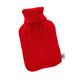 axion Wärmflasche mit Bezug in rot | Strick (33 x 20 cm) 1 St