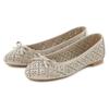 Ballerina LASCANA, Damen, Gr. 38, beige, Obermaterial: 100% Lederimitat. Futter: 100% Lederimitat. Decksohle: 100% Lederimitat. Laufsohle: 100% Synthetik, unifarben, modisch, Schuhe, Freizeitschuh, Slipper, Halbschuh mit kleinen Cut-Outs VEGAN,...