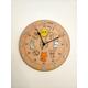 Children's Woodland theme Wall Clock - Help to teach your children how to tell the time!