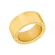 Fingerring JOOP "2035899/-900/-901/-902/-903/-904/-905" Fingerringe Gr. 58, Edelstahl, 10 mm, gelb (gelbgoldfarben) Damen Fingerringe