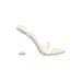 Nasty Gal Inc. Heels: White Shoes - Women's Size 37