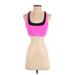 Lululemon Athletica Sports Bra: Pink Print Activewear - Women's Size 4