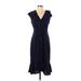 Maggy London Cocktail Dress - Sheath: Blue Dresses - Women's Size 4